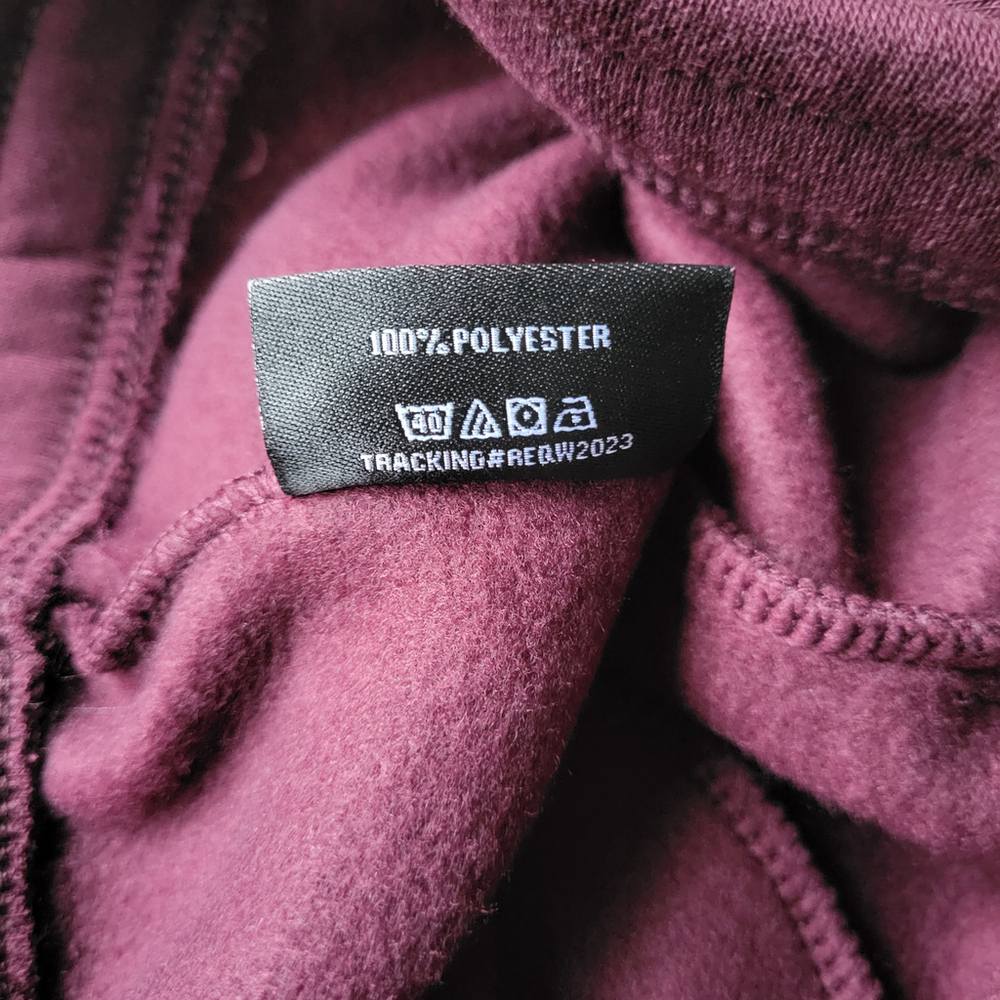 Boy’s Real Essentials Sweatpants with Pockets – Burgundy – Size M – NWOT - Picture 6 of 8